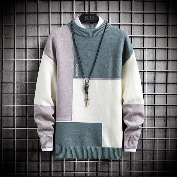men's sweaters spring autumn patchwork jumper mens sweater winter clothes mens sweaters pullover men's jumpers korean clothes -5x, White;black
men's sweaters spring autumn patchwork jumper mens sweater winter clothes mens sweaters pullover men's jumpers korean clothes -5x, White;black