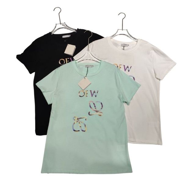 women's t-shirt designer women tee cotton t-shirts with multi letter pattern shirts runway high end brand summer classic short sleeves, White
women's t-shirt designer women tee cotton t-shirts with multi letter pattern shirts runway high end brand summer classic short sleeves, White