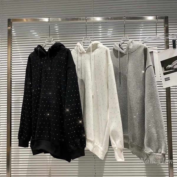 womens hoodies sweatshirts shiny loose pullover hooded hoodie for woman streetwear sweatshirt girls ladies outwears grey black white 230301
womens hoodies sweatshirts shiny loose pullover hooded hoodie for woman streetwear sweatshirt girls ladies outwears grey black white 230301