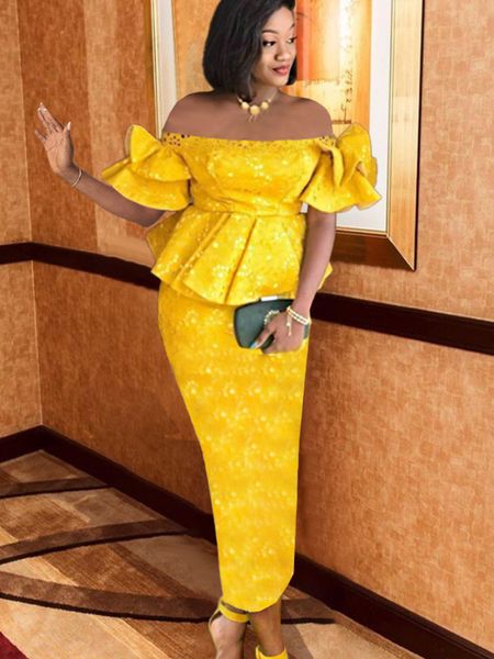casual dresses yellow lace dress women elegant slit short sleeve maxi gowns peplum pencil bridesmaid robes big size 4xl 230302, Black;gray
casual dresses yellow lace dress women elegant slit short sleeve maxi gowns peplum pencil bridesmaid robes big size 4xl 230302, Black;gray