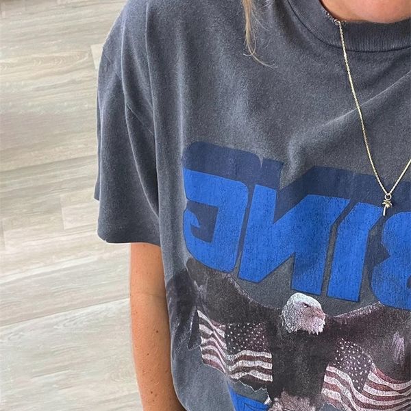 women's t shirt eagle print washed black woman short sleeve o neck cotton faded tee femme casual vintage wild punk t shirt 2023 230301, White
women's t shirt eagle print washed black woman short sleeve o neck cotton faded tee femme casual vintage wild punk t shirt 2023 230301, White