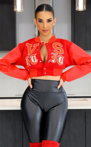 2023 women baseball jackets casual crop coats long sleeve outerwear summer fall fashion letter clothing dhl 9370, Black;brown
2023 women baseball jackets casual crop coats long sleeve outerwear summer fall fashion letter clothing dhl 9370, Black;brown