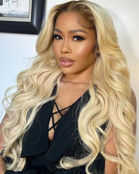 4/613 ombre blonde body wave13x4 lace front wigs with chocolate brown roots, Black;brown
4/613 ombre blonde body wave13x4 lace front wigs with chocolate brown roots, Black;brown