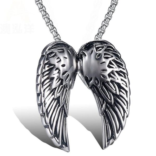10pcs fashion angel wings pendant necklace retro street unique design trendy men woman personality long sweater chain, Silver
10pcs fashion angel wings pendant necklace retro street unique design trendy men woman personality long sweater chain, Silver