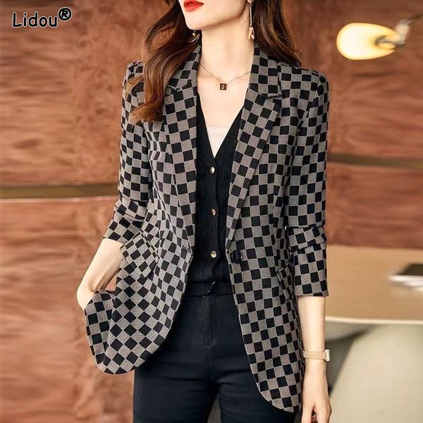 women's suits blazers office lady coat casual blazers lattice loose ity generous formal notched pockets women's clothing button au, White;black
women's suits blazers office lady coat casual blazers lattice loose ity generous formal notched pockets women's clothing button au, White;black