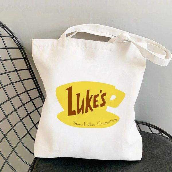 shopping bags shopper gilmore girls luke's printed tote bag women harajuku shopper handbag shoulder shopping bag lady canvas bag 230302
shopping bags shopper gilmore girls luke's printed tote bag women harajuku shopper handbag shoulder shopping bag lady canvas bag 230302