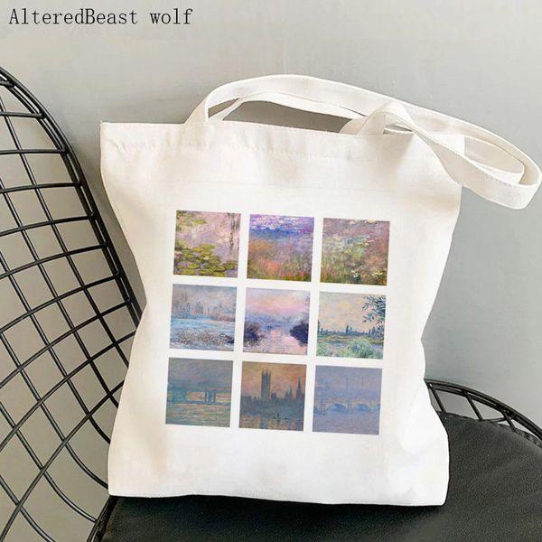 shopping bags women shopper bag soft monet collage printed kawaii bag harajuku shopping canvas shopper bag girl handbag tote shoulder lady b
shopping bags women shopper bag soft monet collage printed kawaii bag harajuku shopping canvas shopper bag girl handbag tote shoulder lady b