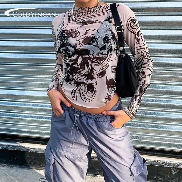 women's t-shirt shirts coldyingan y2k mesh see through sheer women gothic aesthetic autumn t-shirts blue techwear slim skinny 230302, White
women's t-shirt shirts coldyingan y2k mesh see through sheer women gothic aesthetic autumn t-shirts blue techwear slim skinny 230302, White