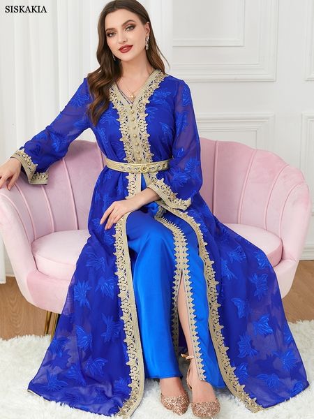ethnic clothing dresses for women luxury designer muslim sets floral embroidery guipure lace insert belted abaya evening long dress 230302, Red
ethnic clothing dresses for women luxury designer muslim sets floral embroidery guipure lace insert belted abaya evening long dress 230302, Red