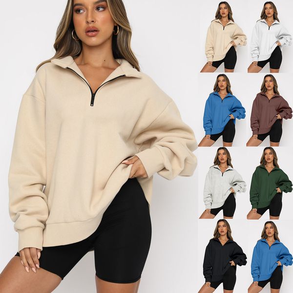 women's hoodies sweatshirts autumn and winter europe america asia casual half zip pullover long sleeve 230302, Black
women's hoodies sweatshirts autumn and winter europe america asia casual half zip pullover long sleeve 230302, Black