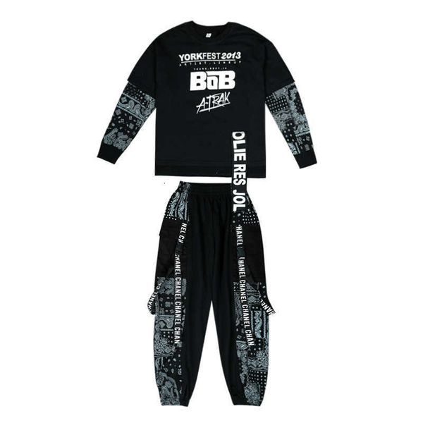 chil1en's hip-hop suit big boys' cashew hip hop fashion autumn clothes hiphop hip-hop clothes chil1en's performance clothes, Blue
chil1en's hip-hop suit big boys' cashew hip hop fashion autumn clothes hiphop hip-hop clothes chil1en's performance clothes, Blue