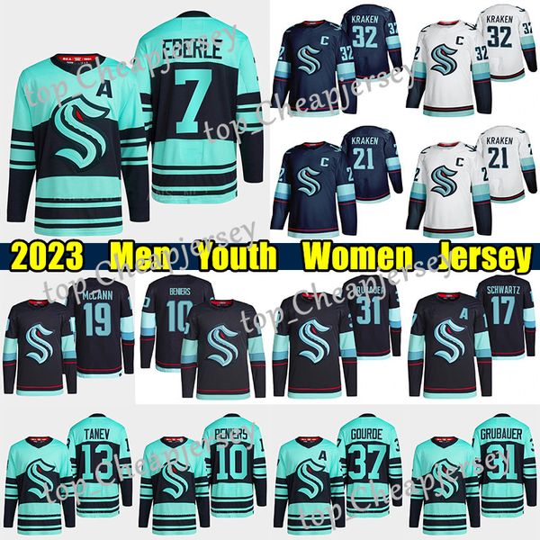 #10 matty beniers seattle reverse retro hockey jersey #31 philipp grubauer kraken#37 yanni gourde jaden schwartz jared mccann adam larsson 7, Black;red
#10 matty beniers seattle reverse retro hockey jersey #31 philipp grubauer kraken#37 yanni gourde jaden schwartz jared mccann adam larsson 7, Black;red