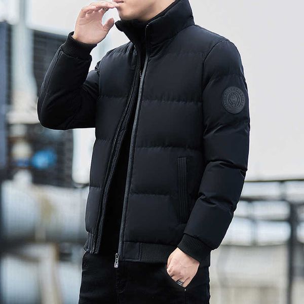 men's clothing 2022 winter new thickened cotton-padded jacket short standing collar loose casual down trend lion head, Black
men's clothing 2022 winter new thickened cotton-padded jacket short standing collar loose casual down trend lion head, Black
