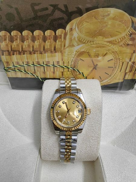 with original box women watches 26 mm datejust automatic mechanical movement stainless steel wristwatches woman watch diamond dial coupon la, Slivery;brown
with original box women watches 26 mm datejust automatic mechanical movement stainless steel wristwatches woman watch diamond dial coupon la, Slivery;brown