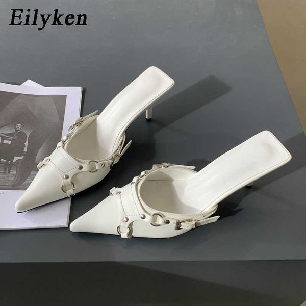 2023 spring new brand women slipper fashion thin high heel pointed toe sandal outdoor dress mules shoes 230302, Black
2023 spring new brand women slipper fashion thin high heel pointed toe sandal outdoor dress mules shoes 230302, Black