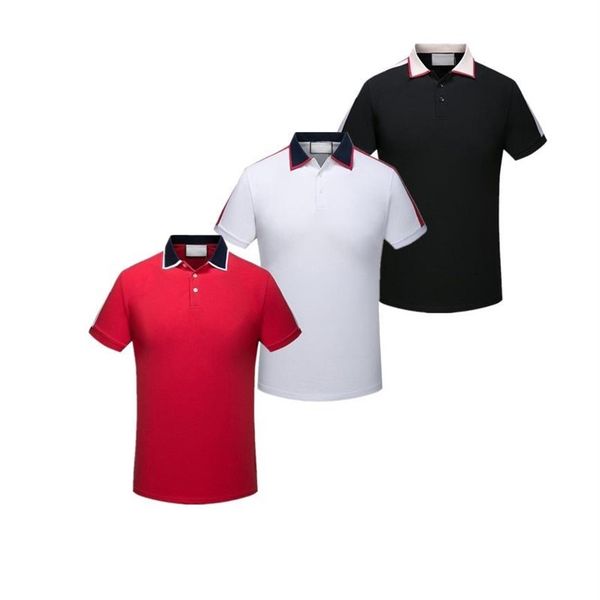 men and women italian luxury polo shirt brand embroidery stitching clothing men's fabric letter polo t-shirt collar casual de295j, White;black
men and women italian luxury polo shirt brand embroidery stitching clothing men's fabric letter polo t-shirt collar casual de295j, White;black