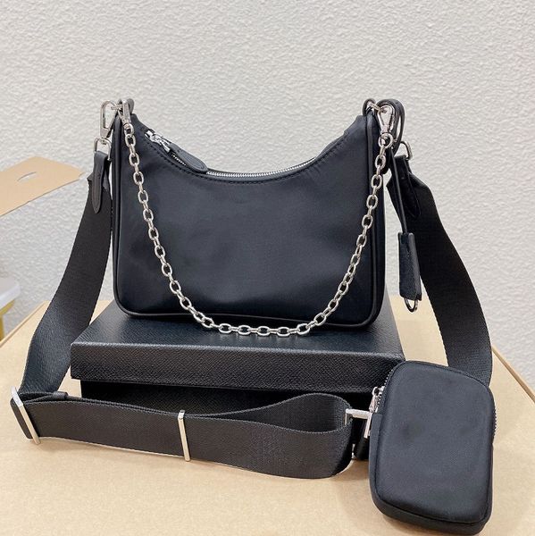 fashion women's bag nylon shoulder bag solid color classic style design 2-piece handbag
fashion women's bag nylon shoulder bag solid color classic style design 2-piece handbag