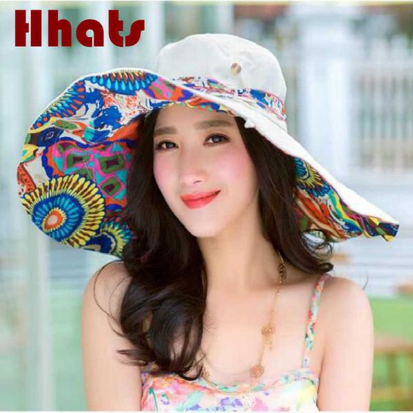 wide brim hats sun hat for women foldable summer large brim beach hat cap reversible flower printed wide brim female panama 6 colors j230301, Blue;gray
wide brim hats sun hat for women foldable summer large brim beach hat cap reversible flower printed wide brim female panama 6 colors j230301, Blue;gray