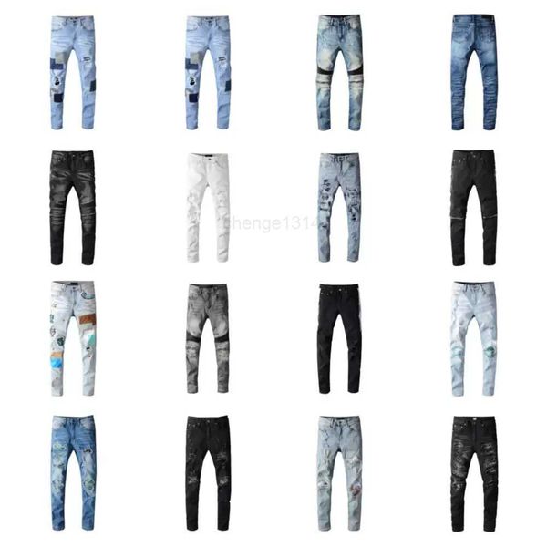 2022 designer mens jeans hip-hop fashion zipper hole wash jean pants retro torn fold stitching men design motorcycle riding cool slim pantaj, Blue
2022 designer mens jeans hip-hop fashion zipper hole wash jean pants retro torn fold stitching men design motorcycle riding cool slim pantaj, Blue