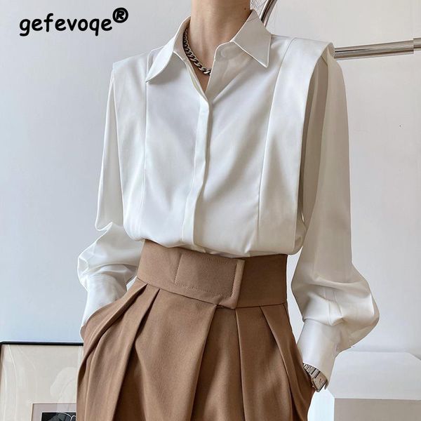 women's blouses shirts vintage satin elegant chic office lady button up shirt fashion black white long sleeve business casual blouses
women's blouses shirts vintage satin elegant chic office lady button up shirt fashion black white long sleeve business casual blouses