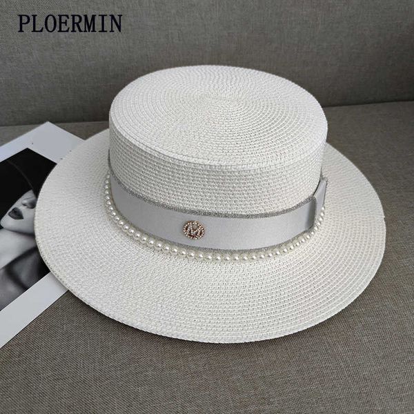 wide brim hats new summer women's boater beach hat wide brim casual panama hat lady classic flat pearl bowknot straw sun hat female fed, Blue;gray
wide brim hats new summer women's boater beach hat wide brim casual panama hat lady classic flat pearl bowknot straw sun hat female fed, Blue;gray