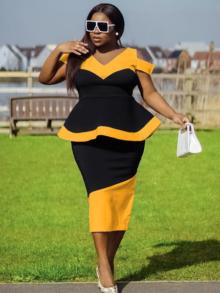 casual dresses patchwork color block dress for women peplum short sleeve v neck midi dresses elegant african summer office ladies fashion 23, Black;gray
casual dresses patchwork color block dress for women peplum short sleeve v neck midi dresses elegant african summer office ladies fashion 23, Black;gray