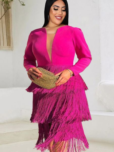 casual dresses office ladies rose red fringe dress womens spring summer fashion knee length slim party night dresses xxl tassels 230302, Black;gray
casual dresses office ladies rose red fringe dress womens spring summer fashion knee length slim party night dresses xxl tassels 230302, Black;gray