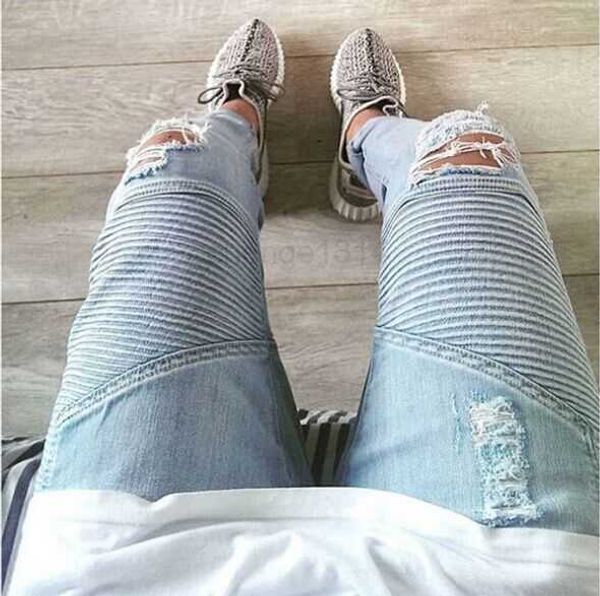 men designer pants slp blue/black destroyed slim denim straight biker skinny ripped jeans 28-3883g183g1
men designer pants slp blue/black destroyed slim denim straight biker skinny ripped jeans 28-3883g183g1