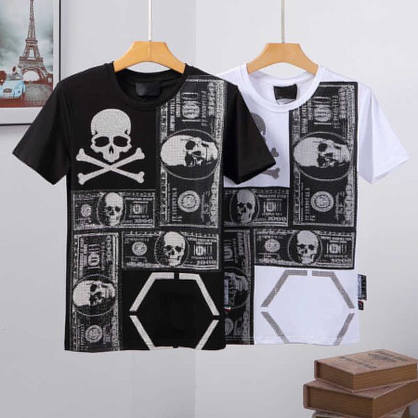 phillip plain designer mens tshirt men skull diamond t shirts short sleeve brand spring summer round neck embroidery designs tee, White;black
phillip plain designer mens tshirt men skull diamond t shirts short sleeve brand spring summer round neck embroidery designs tee, White;black