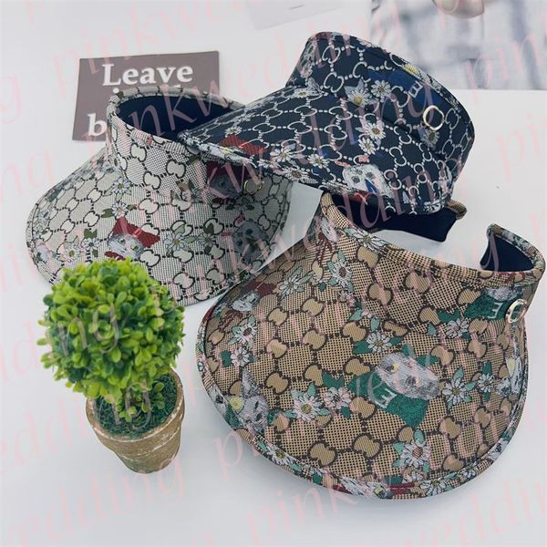designer visor cap women men sport caps letter flower print beach sunscreen caps summer vacation hat, Blue;gray
designer visor cap women men sport caps letter flower print beach sunscreen caps summer vacation hat, Blue;gray