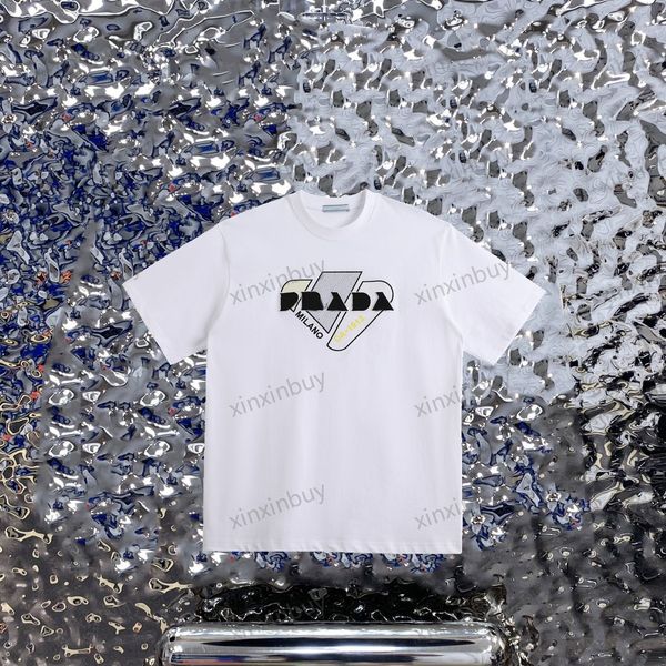 xinxinbuy men designer tee t shirt 23ss toothbrush embroidery triangle label short sleeve cotton women black blue white khaki xs-2xl, Black;brown
xinxinbuy men designer tee t shirt 23ss toothbrush embroidery triangle label short sleeve cotton women black blue white khaki xs-2xl, Black;brown