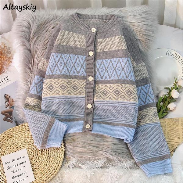 women's knits tees striped panelled cardigan women vintage design casual retro all-match females aesthetic stylish temperament sweaters, White
women's knits tees striped panelled cardigan women vintage design casual retro all-match females aesthetic stylish temperament sweaters, White