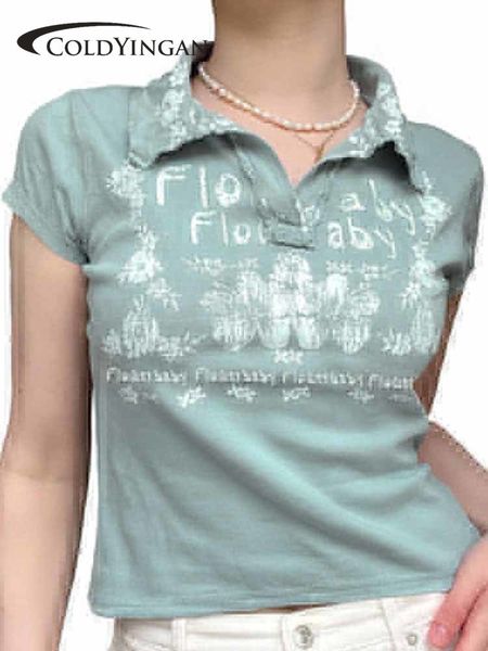 women's t-shirt shirts coldyingan floral y2k crop turn down collar cute t shirt short sleeve harajuku fairycore pullovers women summer, White
women's t-shirt shirts coldyingan floral y2k crop turn down collar cute t shirt short sleeve harajuku fairycore pullovers women summer, White