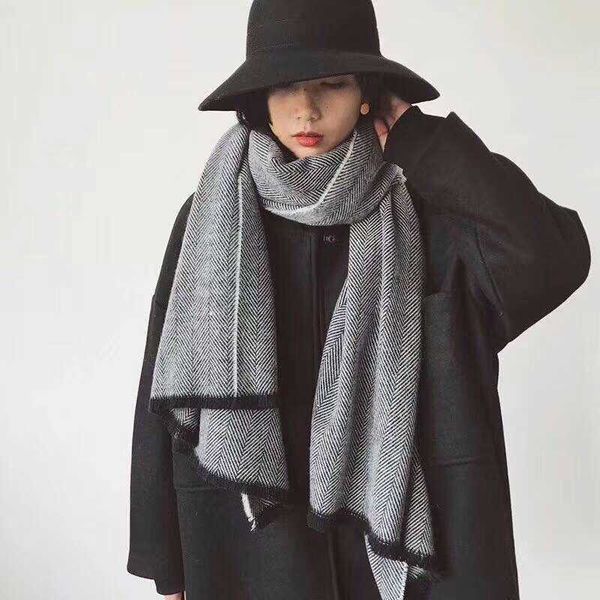 scarves luxury brand winter scarf women herringbone acrylic warm soft shawls fashion bandana womens blanket oversize pashmina ll1710103 l230, Blue;gray
scarves luxury brand winter scarf women herringbone acrylic warm soft shawls fashion bandana womens blanket oversize pashmina ll1710103 l230, Blue;gray