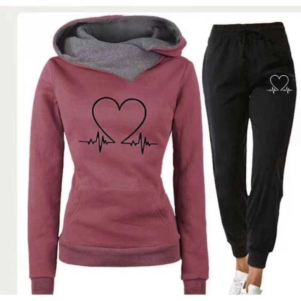 men's clothing 2023 new spring autumn and winter leisure sportswear suit heartbeat rate printing women's hoodie sweater, Black
men's clothing 2023 new spring autumn and winter leisure sportswear suit heartbeat rate printing women's hoodie sweater, Black