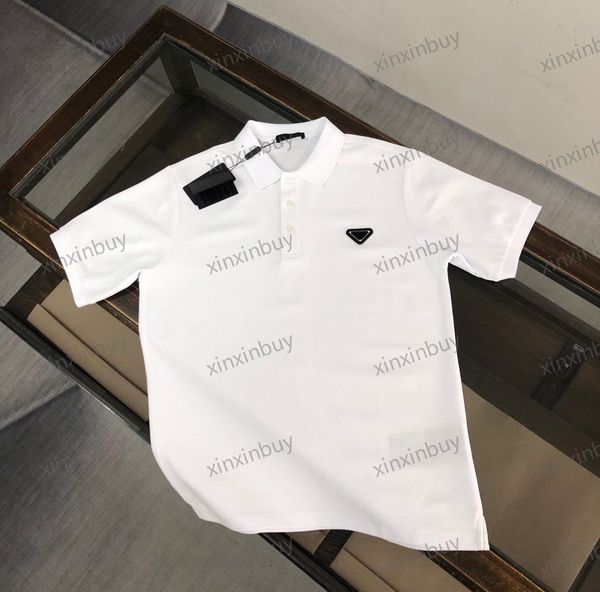xinxinbuy men designer tee t shirt 23ss metal triangle label short sleeve cotton women black blue white khaki s-2xl, Black;brown
xinxinbuy men designer tee t shirt 23ss metal triangle label short sleeve cotton women black blue white khaki s-2xl, Black;brown