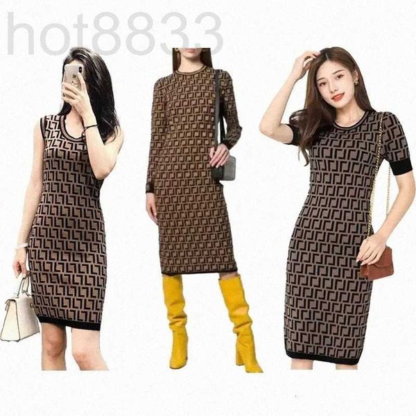 casual dresses designer women knitted classic vintage knit dress fashion letter womens pattern long sleeve clothing autumn knits kwk9, Black;gray
casual dresses designer women knitted classic vintage knit dress fashion letter womens pattern long sleeve clothing autumn knits kwk9, Black;gray