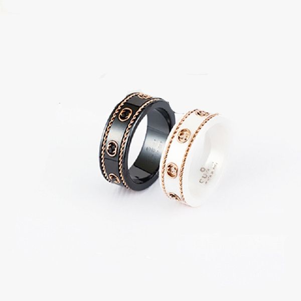 double black and white ceramic antique ring 18k gold bee planet for men and women with the same couple band rings jewelry, Silver
double black and white ceramic antique ring 18k gold bee planet for men and women with the same couple band rings jewelry, Silver