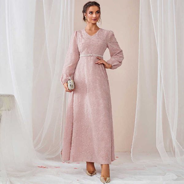 women's casual dresses ty-21810 v-neck long-sleeved pearl waist dark a-line elegant dresses, Black;gray
women's casual dresses ty-21810 v-neck long-sleeved pearl waist dark a-line elegant dresses, Black;gray