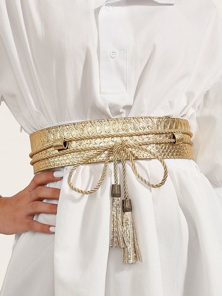 belts woman 6cm wide faux leather rope tie belt embellished celeb snake skin pattern tassel pop brand corset 4 colors 230302, Black;brown
belts woman 6cm wide faux leather rope tie belt embellished celeb snake skin pattern tassel pop brand corset 4 colors 230302, Black;brown
