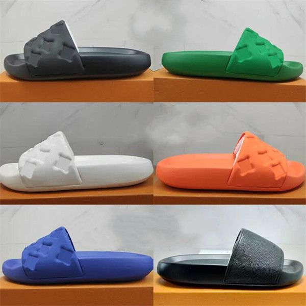 women designer slippers waterfront mule sandals embossed rubber women flat embossed slipper summer luxury men beach sandal shoes, Black
women designer slippers waterfront mule sandals embossed rubber women flat embossed slipper summer luxury men beach sandal shoes, Black