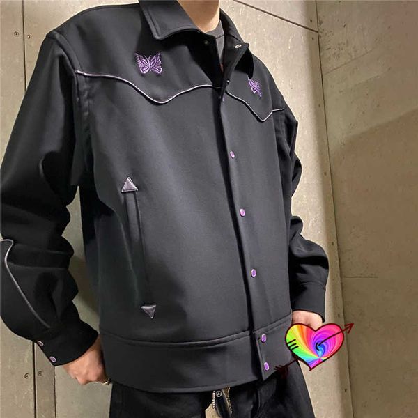 jackets black men's needles jackets men women purple stripe butterfly embroidery awge needles track jacket high street outerwear coats, Black;brown
jackets black men's needles jackets men women purple stripe butterfly embroidery awge needles track jacket high street outerwear coats, Black;brown