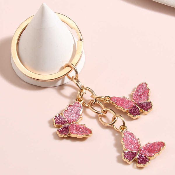 key rings creative shinning butterfly key chains for women trendy new design car key rings bag pendant accessories girls jewelry r230301, Slivery;golden
key rings creative shinning butterfly key chains for women trendy new design car key rings bag pendant accessories girls jewelry r230301, Slivery;golden