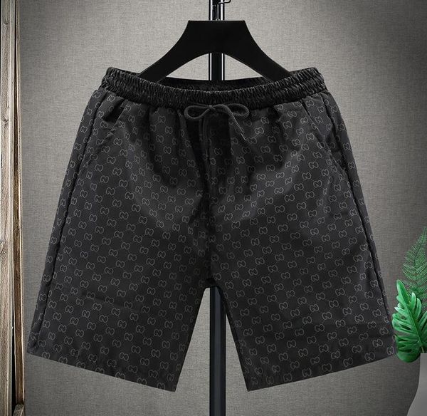 designer men's shorts summer quick drying print reflective beach shorts, White;black
designer men's shorts summer quick drying print reflective beach shorts, White;black
