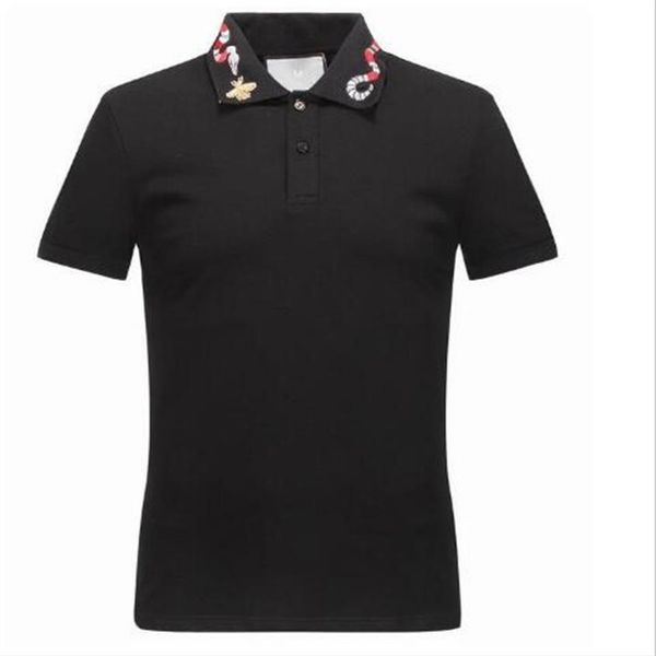 fashion floral designer polos shirt men casual classic solid cotton polos collar with embroidery snake bees streetwear polo t-shir270e, White;black
fashion floral designer polos shirt men casual classic solid cotton polos collar with embroidery snake bees streetwear polo t-shir270e, White;black