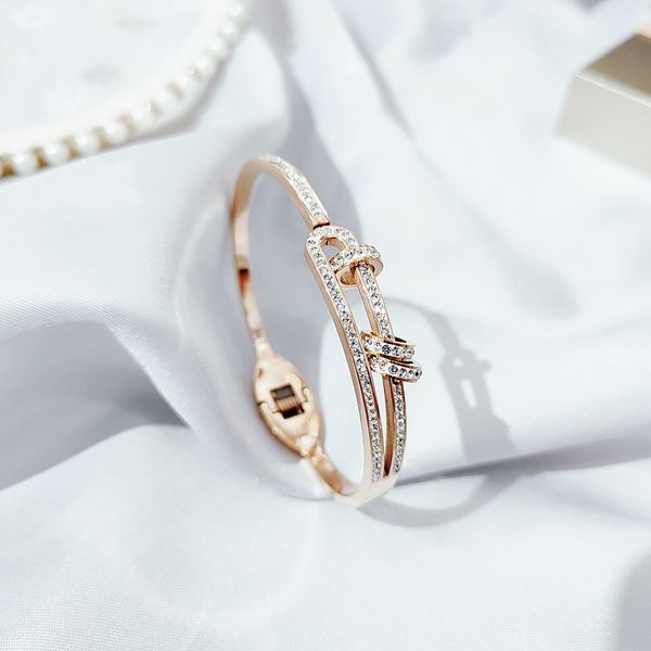 design titanium steel rose gold bracelet female bracelet european and american fashion ins personality fortune turn open bracelet wholesale, Black
design titanium steel rose gold bracelet female bracelet european and american fashion ins personality fortune turn open bracelet wholesale, Black