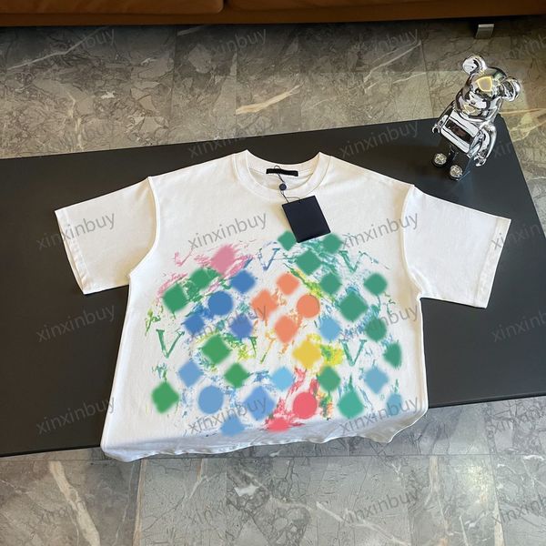 xinxinbuy men designer tee t shirt 23ss pastel graffiti letters print short sleeve cotton women white black brown grey s-xl
xinxinbuy men designer tee t shirt 23ss pastel graffiti letters print short sleeve cotton women white black brown grey s-xl