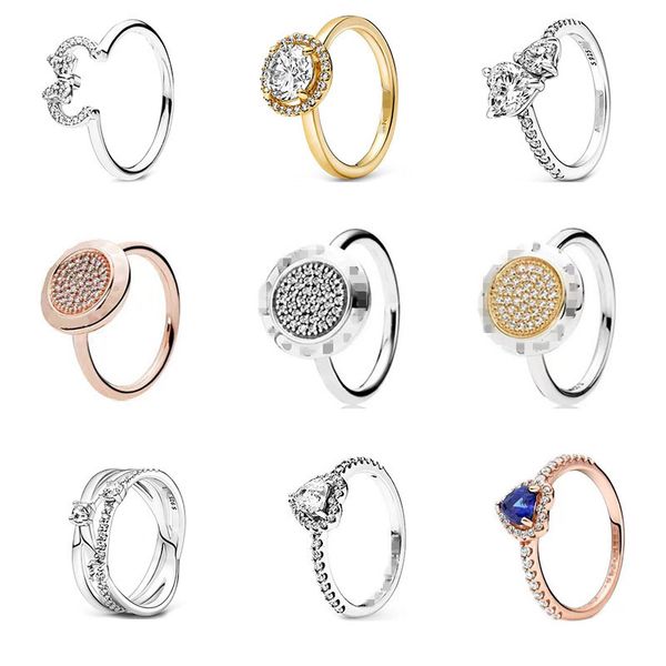 new double heart sparkling solitaire gemstone rings designer for women mother's day gift, Golden;silver
new double heart sparkling solitaire gemstone rings designer for women mother's day gift, Golden;silver