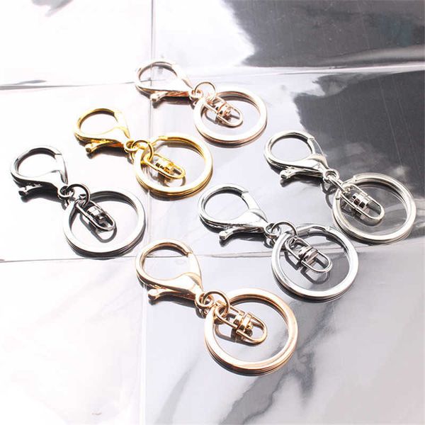 key rings 10pcs/lot key ring long popular classic plated lobster clasp key hook chain jewelry making for keychain r230301, Slivery;golden
key rings 10pcs/lot key ring long popular classic plated lobster clasp key hook chain jewelry making for keychain r230301, Slivery;golden