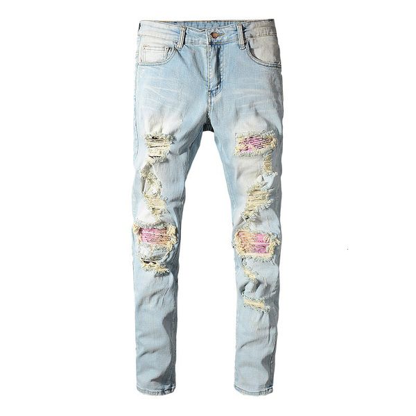 men's jeans sokotoo men's patchwork bandanna paisley printed biker jeans light blue holes ripped skinny stretch denim pants trouse
men's jeans sokotoo men's patchwork bandanna paisley printed biker jeans light blue holes ripped skinny stretch denim pants trouse